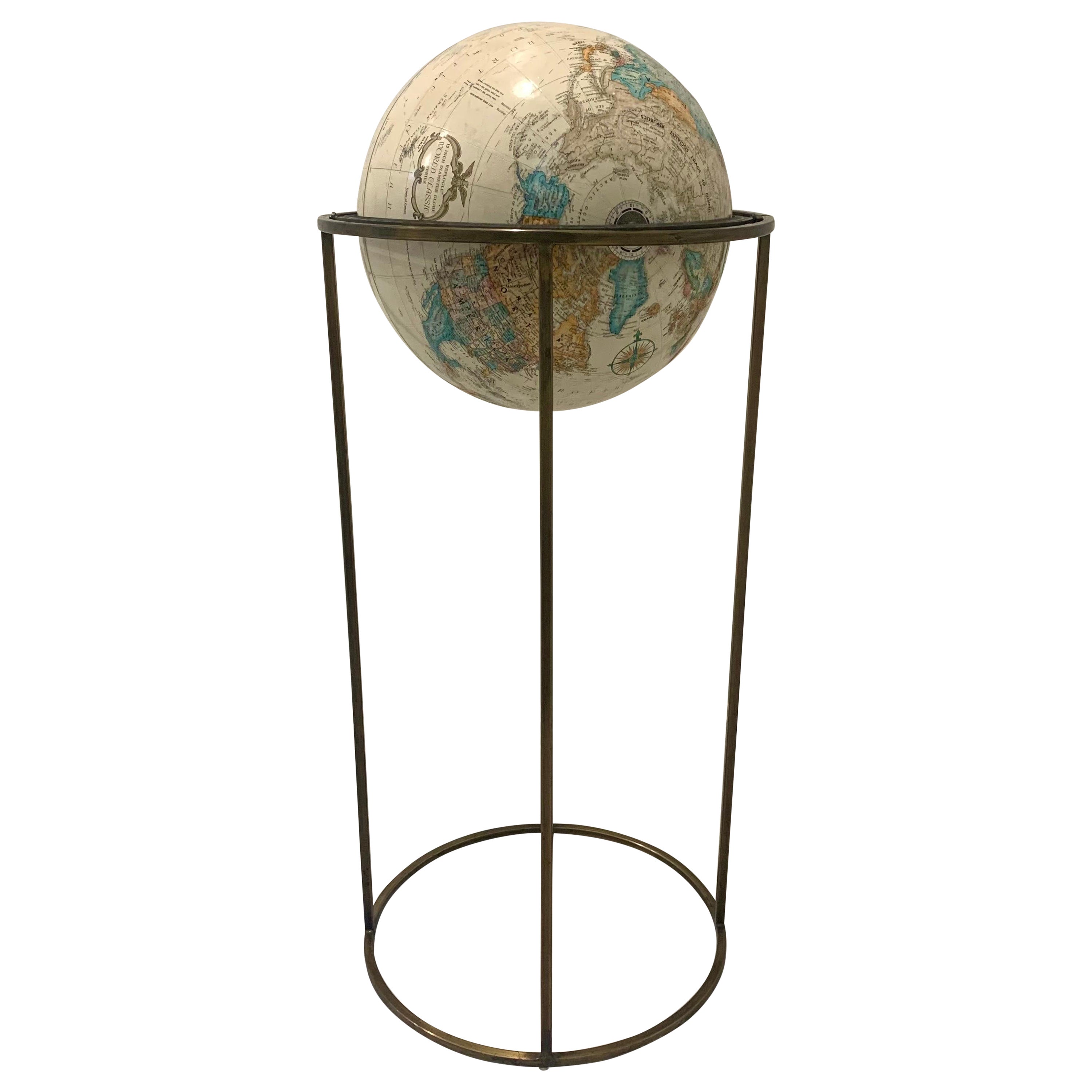 World Globe in the Style of Paul McCobb