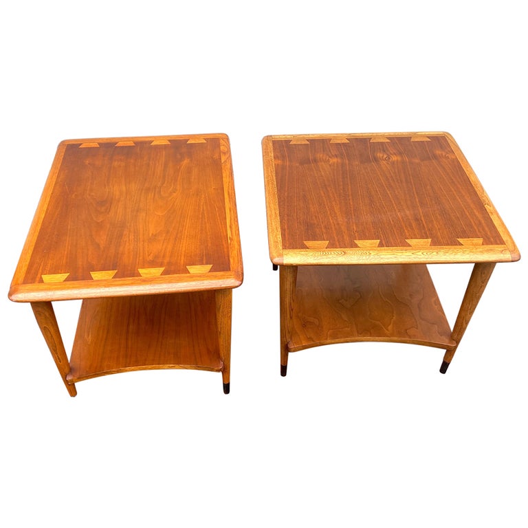 1960s MidCentury Modern Lane Acclaim Side Tables, a Pair at 1stDibs