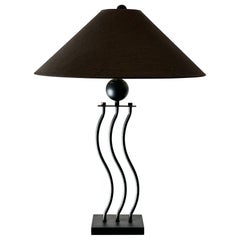 Vintage Memphis Style Postmodern Squiggle Table Lamp, 1990s