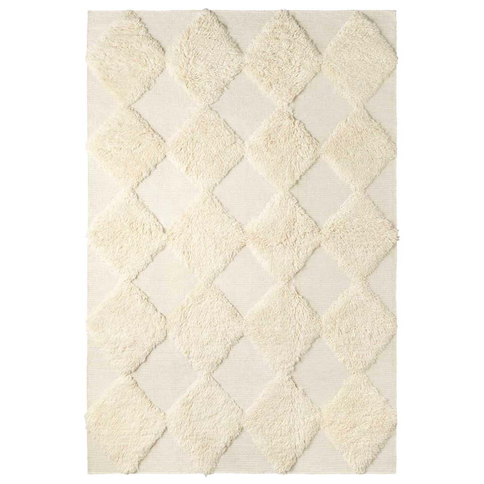 Lama Small Wool Rug in Grey by GAN For Sale at 1stDibs