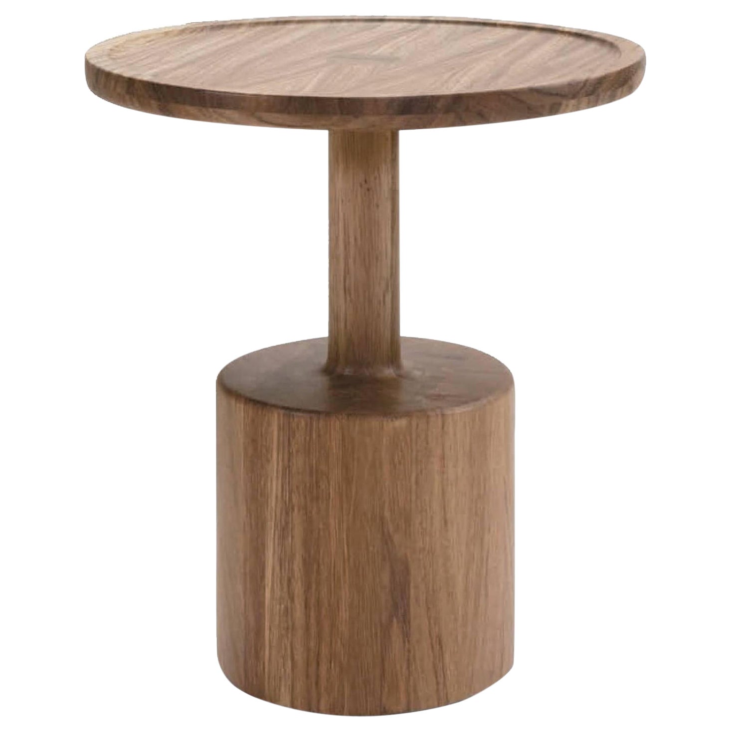 Table d'appoint contemporaine Boton One en bois massif de guanacaste par Labrica