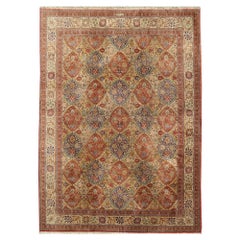 Kerman Style European Hand Knotted Rug 13 x 10 ft Djoharian Collection