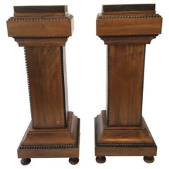 Pair of Classical Wood Pedestals