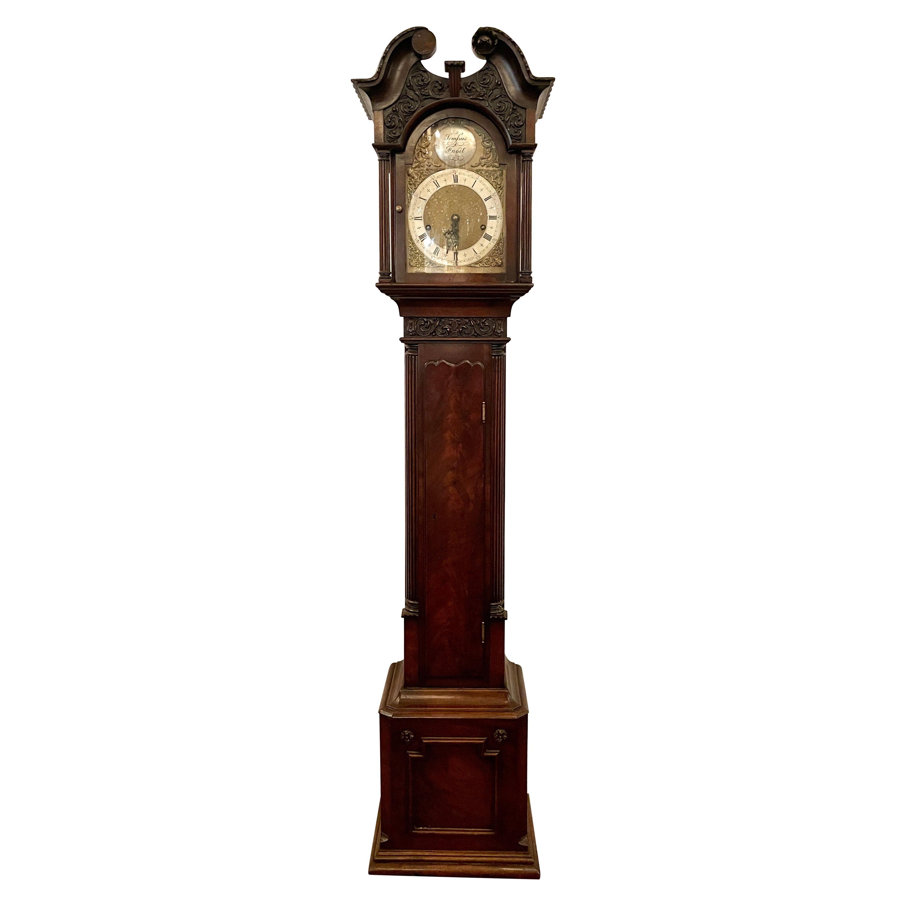 Estate English "Grandmother" Clock with Westminster Chimes Striker