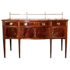 American Made Mahogany and Satinwood Sideboard by Hickory Chair