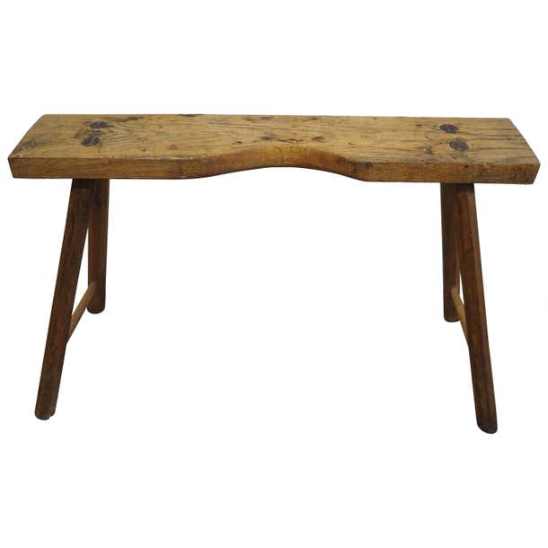 Antique Rustic Console Table at 1stDibs