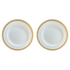 Pareja de Platos Dorados Minton Inglaterra