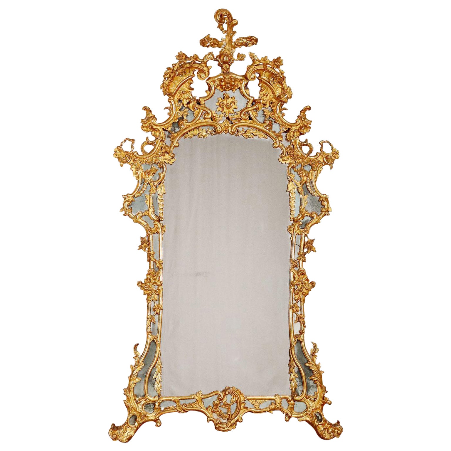 Baroque Mirror Wood Italy XVIII Century