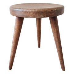Charlotte Perriand Wooden Berger Stool, circa 1950