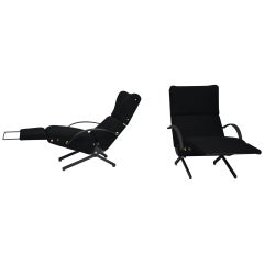 Pair of "P40" Lounge Chair by Osvaldo Borsani for Tecno 1950s