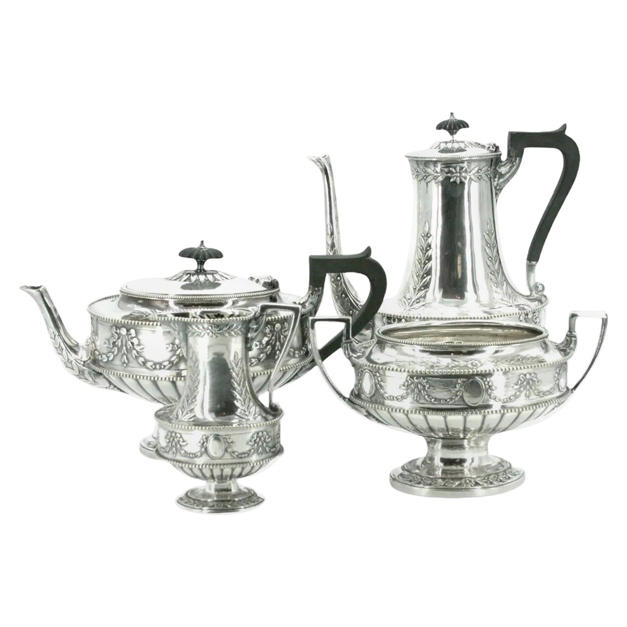 Old English Sheffield Serving Coffee/Tea Set