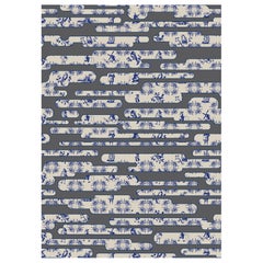 Moooi Dutch Sky Grey Broadloom Rug in Soft Yarn Polyamide by Edward van Vliet