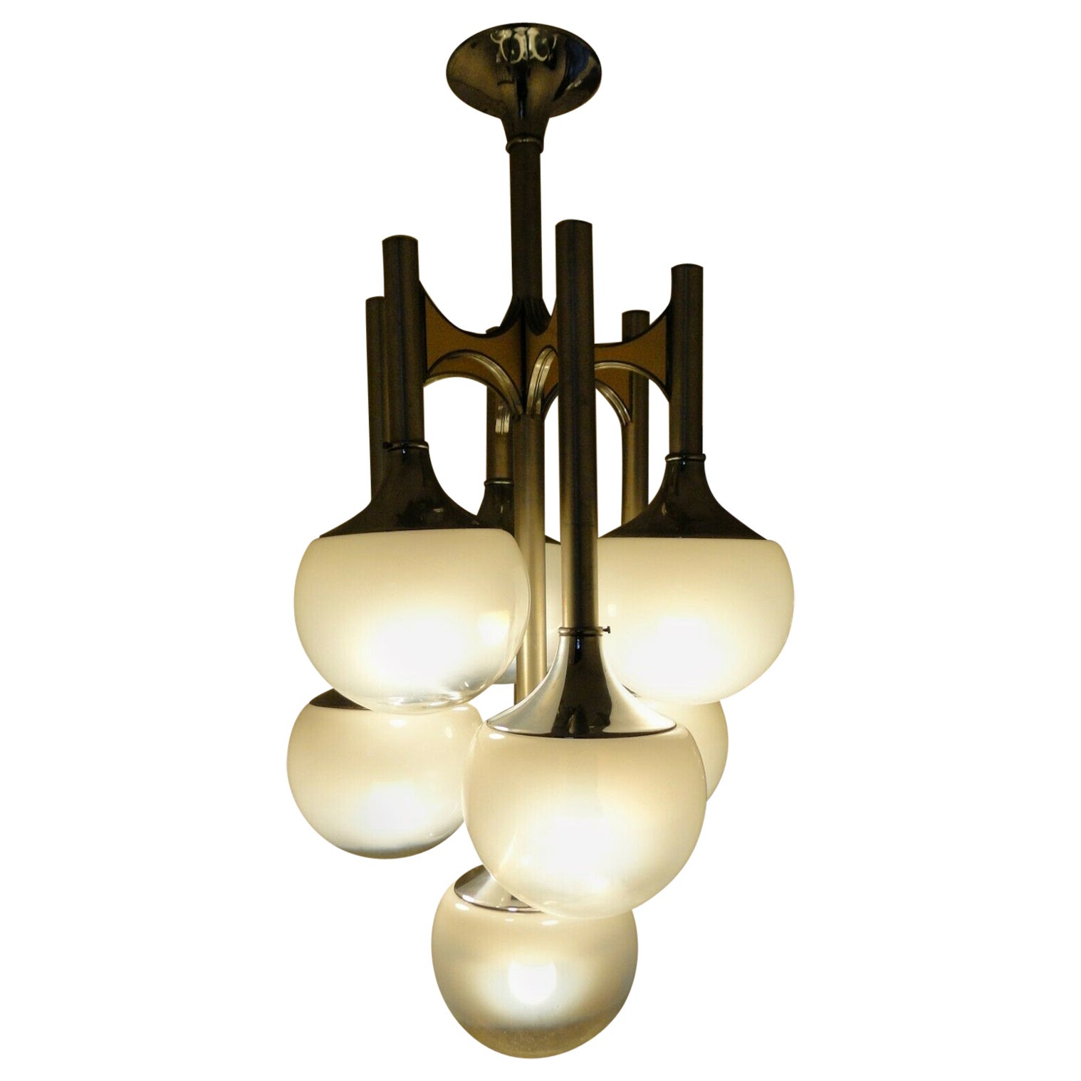 Italienische Sciolari-Lampe-Hngelampe mit 7 Lichtern im Angebot
