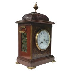 Antique Mahogany Bracket Mantel Clock