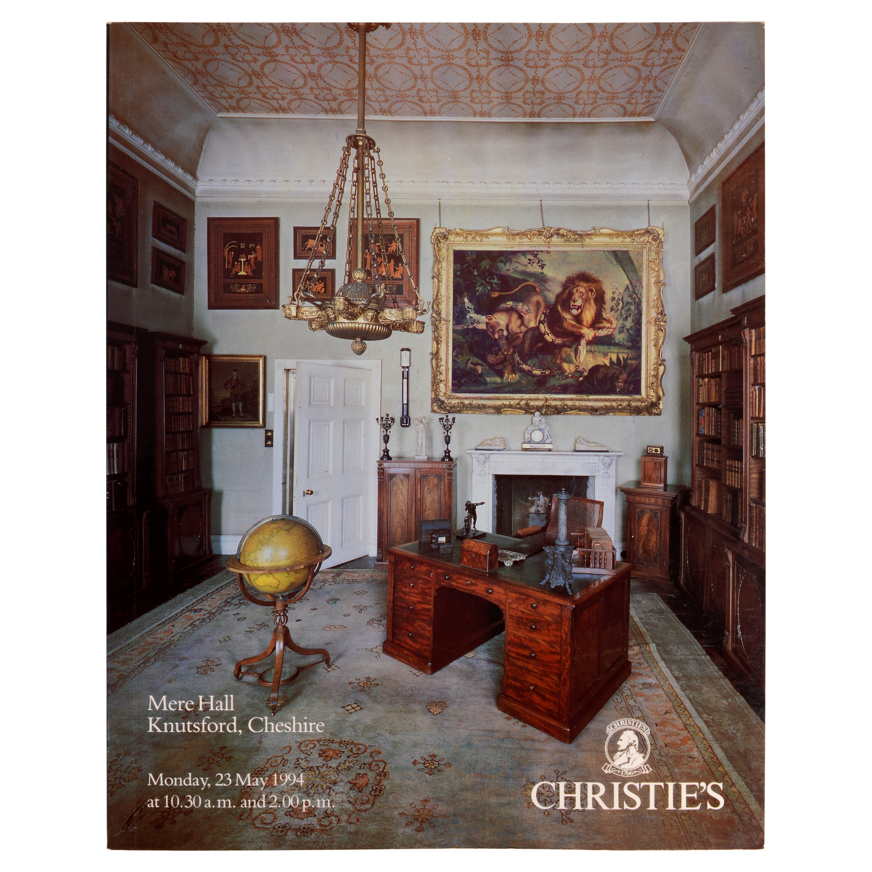 Christie's: May 23, 1994 Mere Hall, Knutsford Cheshire, 1st Ed