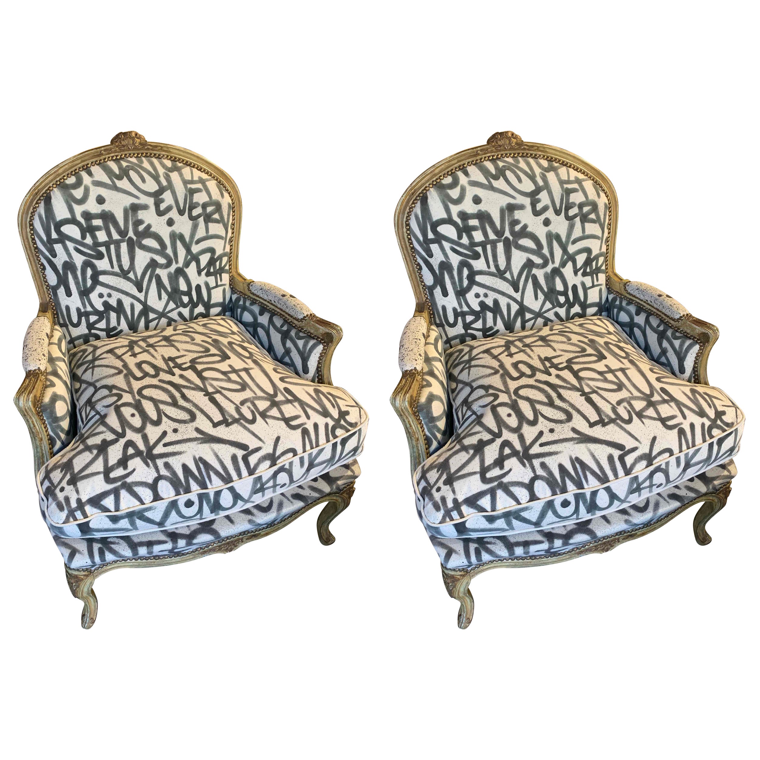 Antique Bergere Chairs For Sale in New York 1stDibs