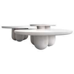 Tables à colonnes à trois branches par MSJ Furniture Studio