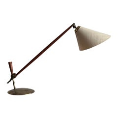 Thomas Valentiner For Poul Dinesen Danish Table Lamp 1950's