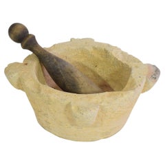 French, 17th-18th Century Weathered Terracotta Mortar