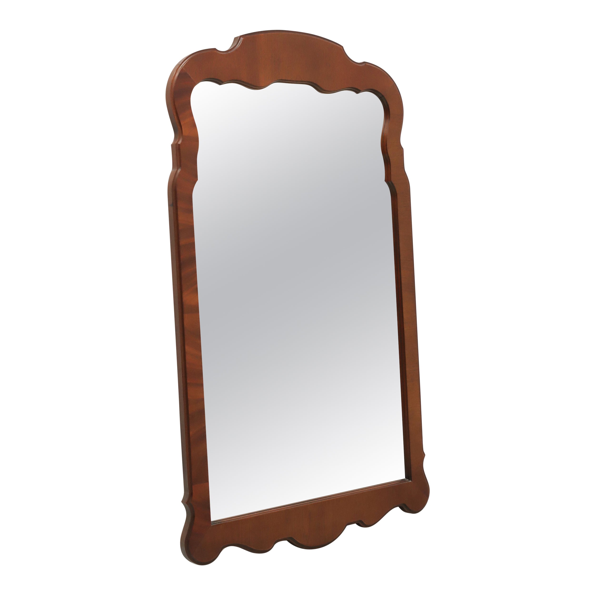 LINK-TAYLOR Heirloom Solid Mahogany Chippendale Wall Mirror For Sale