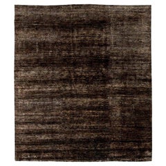 Contemporary Custom Hand Knotted Hemp Carpet by Doris Leslie Blau