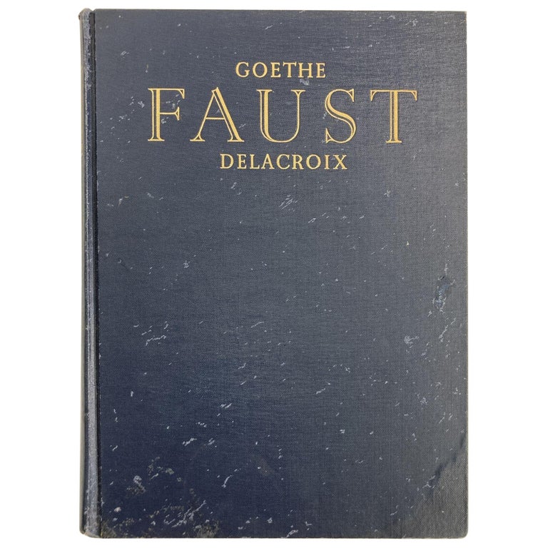 Vintage Faust Book by Johann Goethe Illustrated by Eugène Delacroix ...