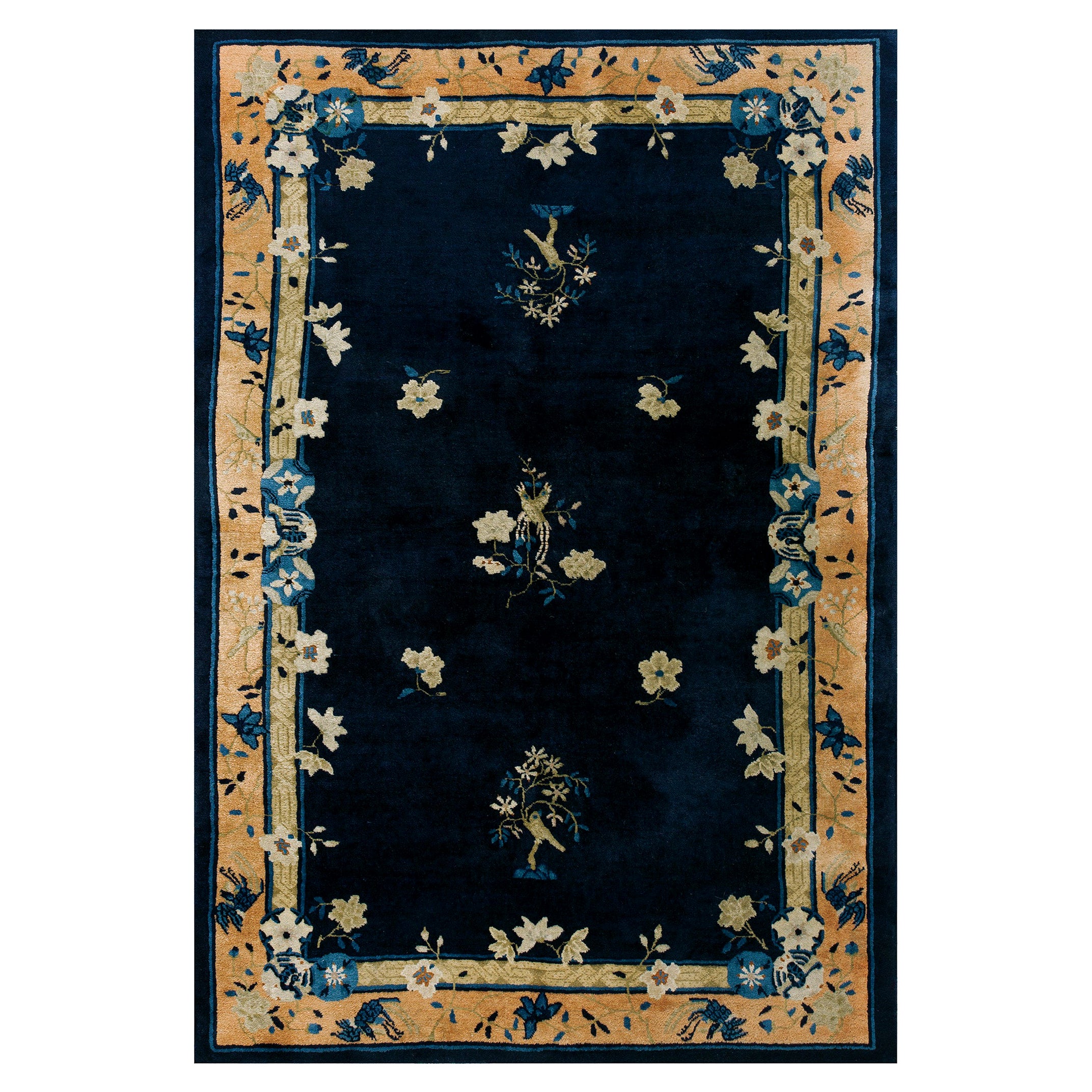 Late 19th Century Chinese Peking Carpet (  5'1" x 7'8" - 155 x 235 cm ) For Sale