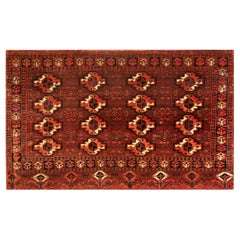Antique Mid 19th Century Turkmen Arabachi Chuval ( 2'9'' x 4'6'' - 84 x 137 )