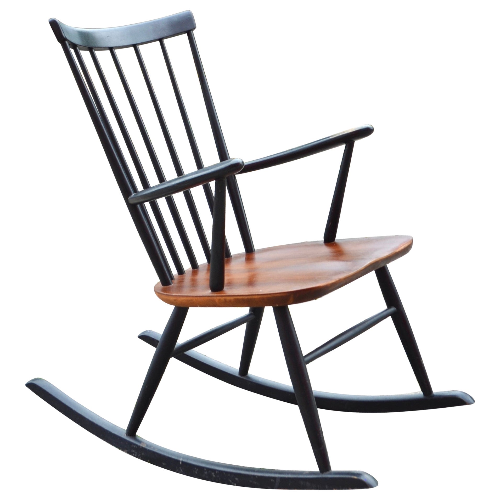 Rocking Chair Schaukelstuhl Rocker Design von Sven Erik Fryklund von Hagafors im Angebot