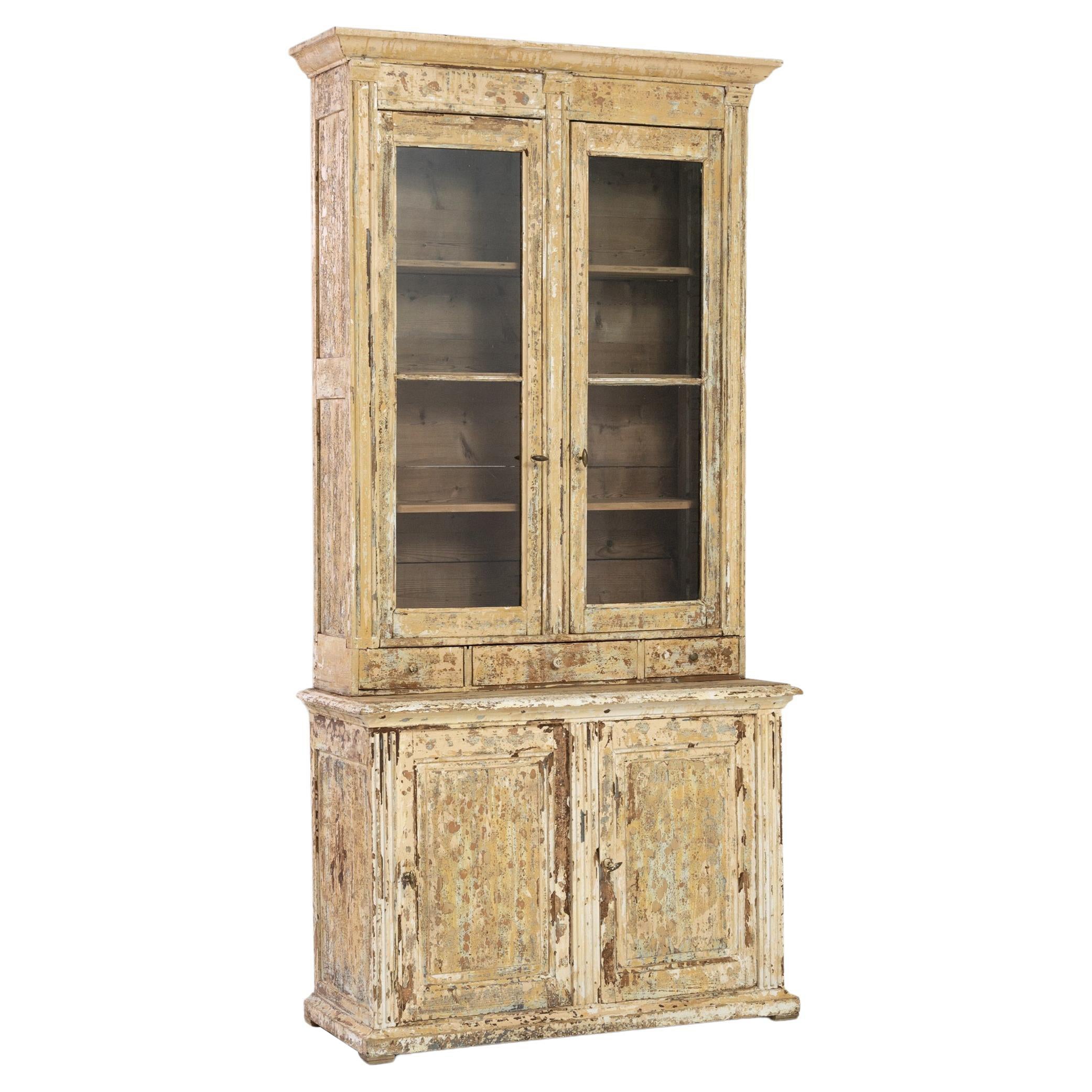 Early 20th Century French Patinated Vitrine