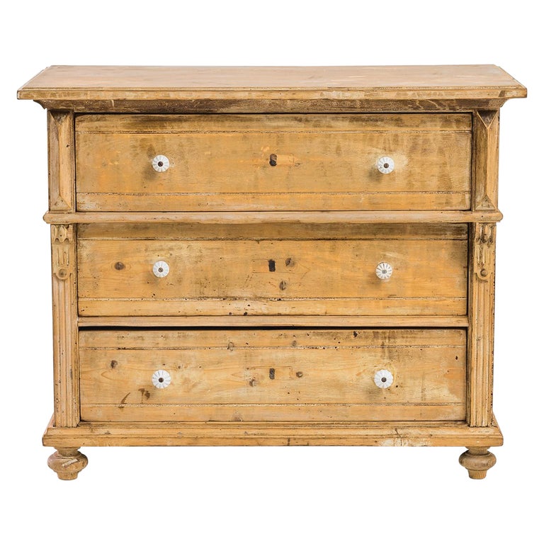 Antique Central European Drawer Chest For Sale at 1stDibs