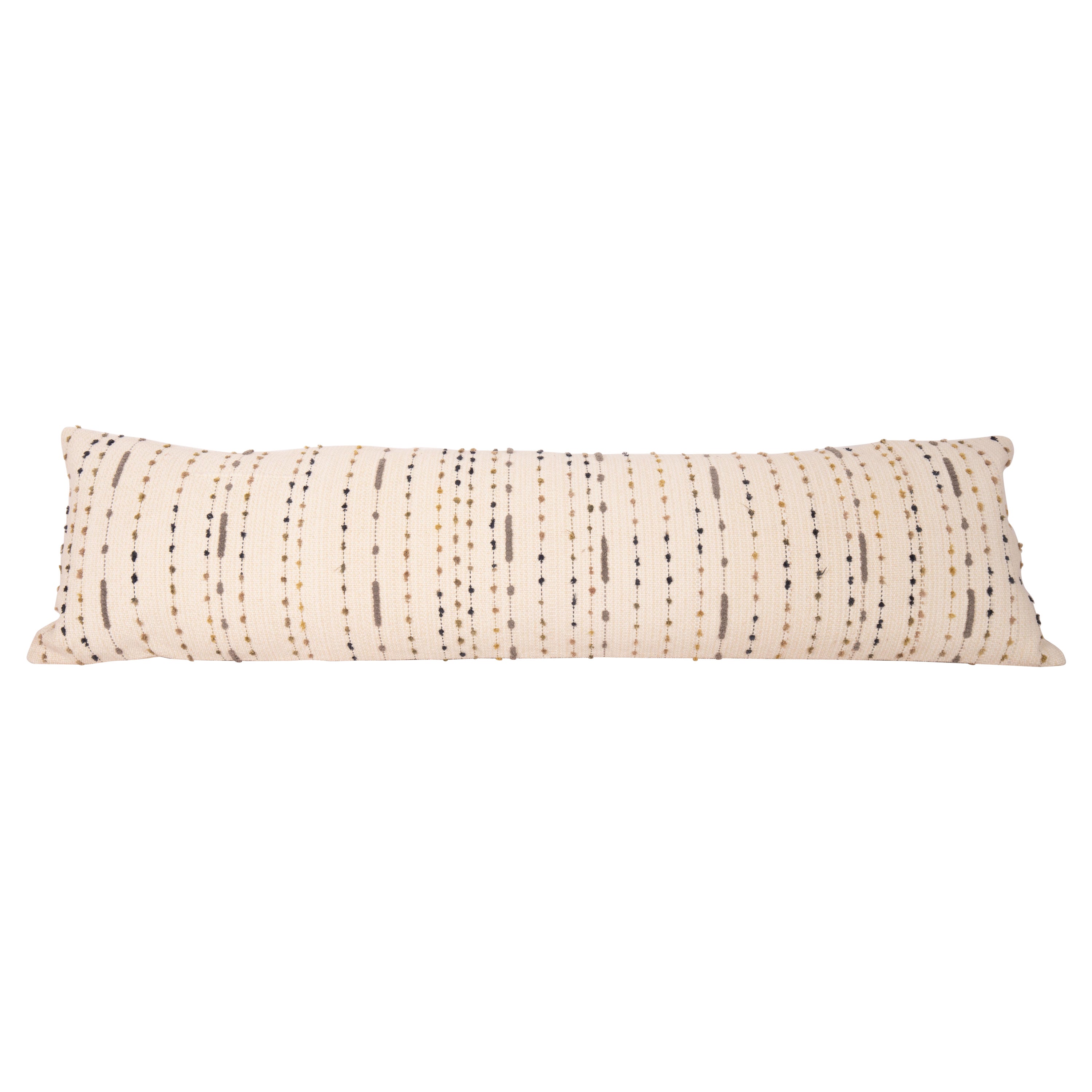 XXL Lumbar Pillowcase Made from a Contemporary Cotton Kilim