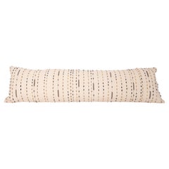 XXL Lumbar Pillowcase Made from a Contemporary Cotton Kilim