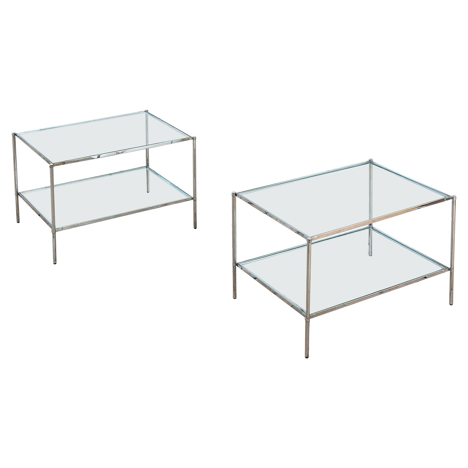 20th Century Corrado Corradi dell'Acqua Pair of Tables T12 Montecarlo Azucena For Sale