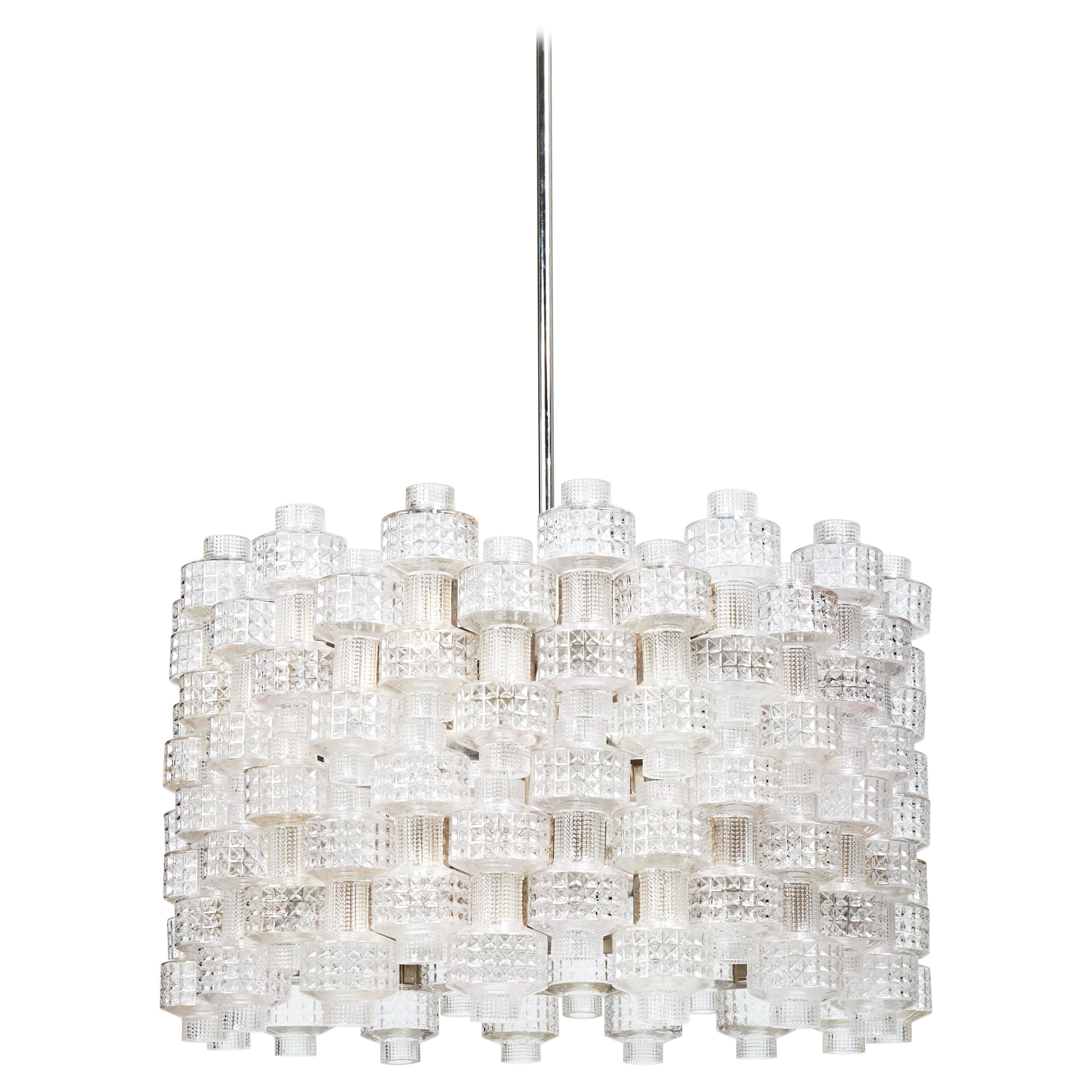 Rare Large "Festival" Chandelier by Gert Nystöm For Sale