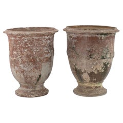Antique Pair of Large Anduze Jars by the Gauthier Poterie