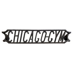 Chicago Gym-Stuhl aus Gusseisen