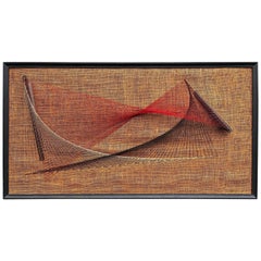 Wandkunst ""String Art" von 1964