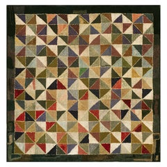 Early 20th Century American Hooked Rug ( 6' x 6' - 183 x 183 cm )