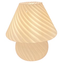 Italienische Pilzlampe aus mundgeblasenem Muranoglas von Vetri, Vetri