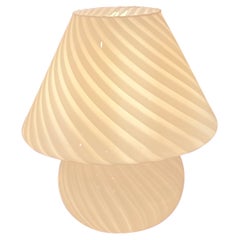 Lampe champignon italienne Vetri Murano fabriquée à la main