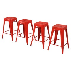 Vintage Genuine Tolix Stacking Stools 100's Showroom Samples to Choose from Most Colors