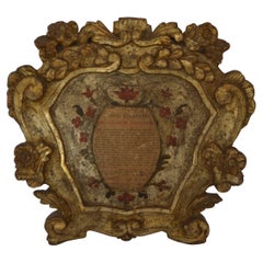 Plaque italienne du 18ème siècle « Secundum Joannedi »