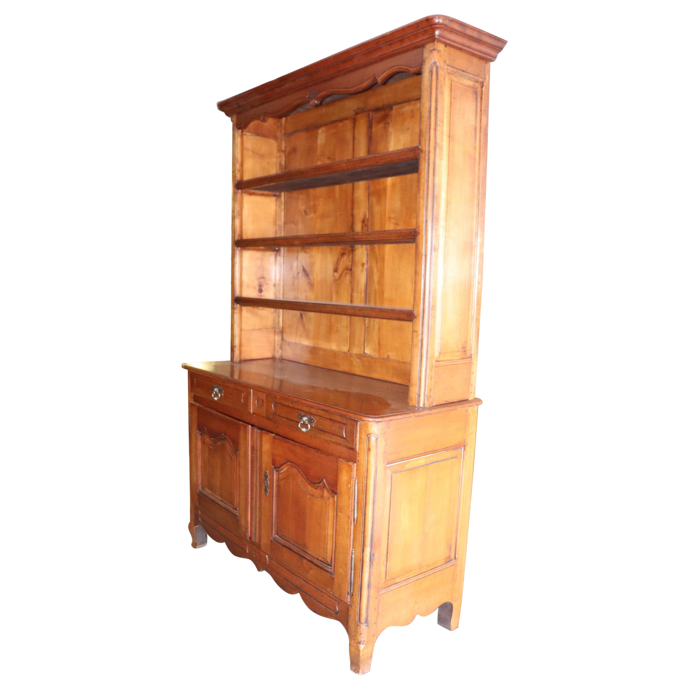 Hand-Made Walnut French Provincial Auffray or Don Ruseau Jelly Cupboard For Sale
