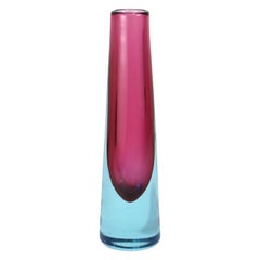 Sommerso Glass Vase