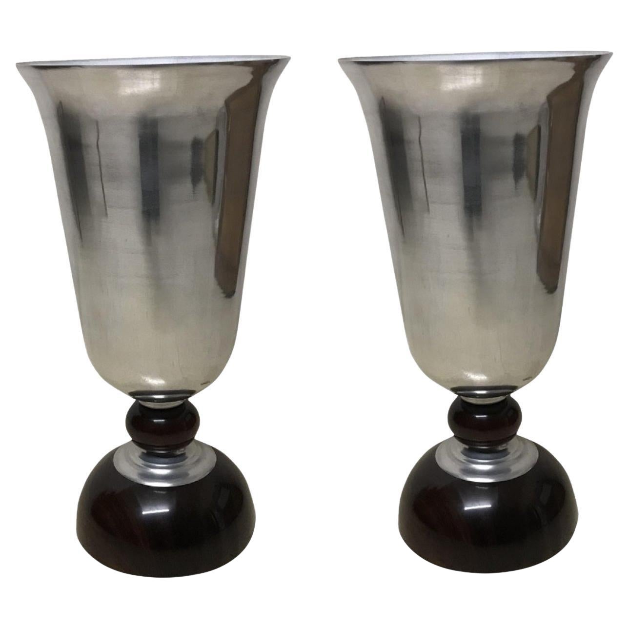 2 Monumental Table Lamps, Style :Art Deco, 1930, Country: German For Sale