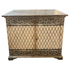 19th Century Italian Painted Buffets with Greek Key Design