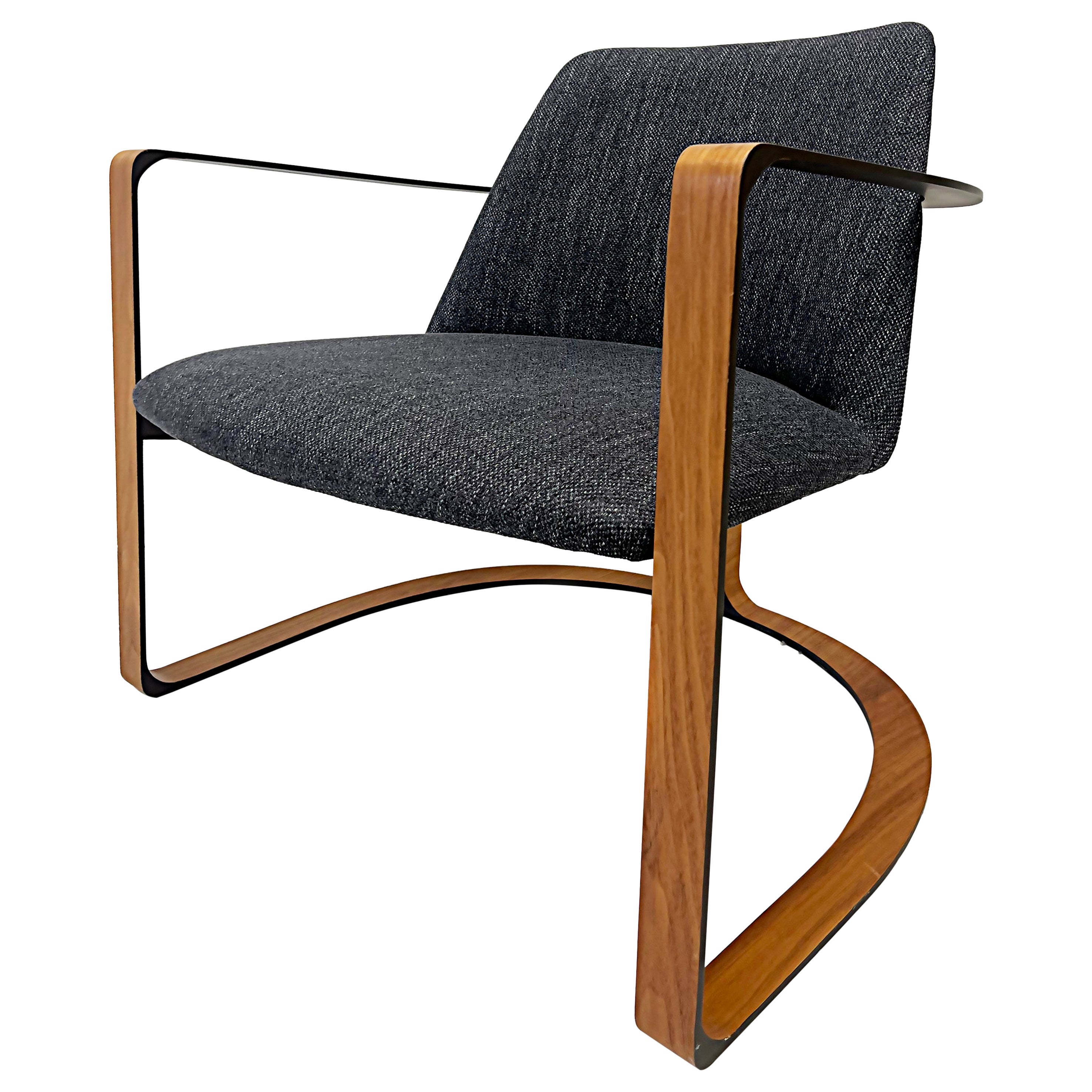  Modloft Modern John Vesey Dark Shadow Lounge Armchair