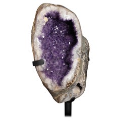 Amethyst Geode with Agate