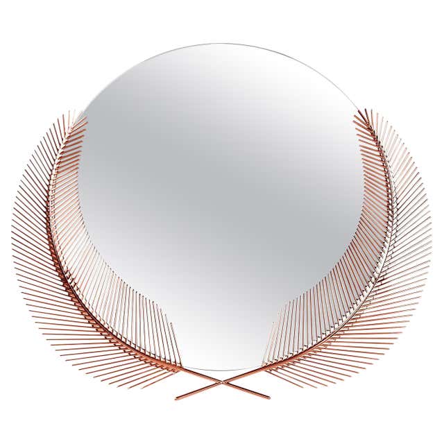 Ceiling Rose Mirror at 1stDibs